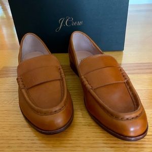 J. CREW LEATHER PENNY LOAFER SZ. 8